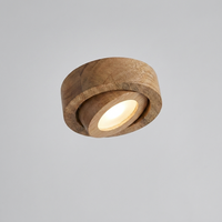 WalnutAura Wooden LED Ceiling Spotlight — alternate angle