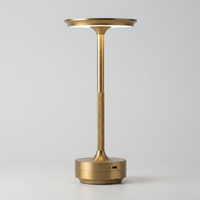 LuminaTouch Cordless Aluminium Table Lamp — alternate angle