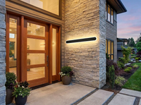 AluminaEdge Aluminium Outdoor Wall Lantern — lifestyle