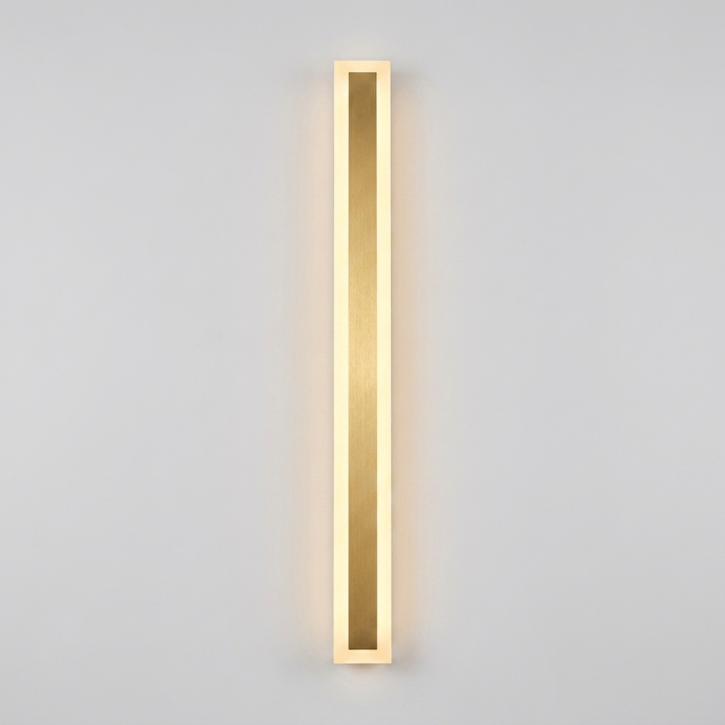 AureaGlow | Stylish Golden Waterproof Outdoor Wall Light Sconce