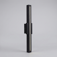 AquaBeam Black Outdoor Wall Light IP65 — alternate angle