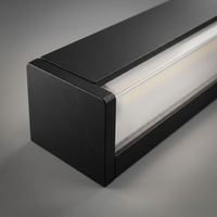 FloriStone Black Outdoor Wall Lantern — close-up detail