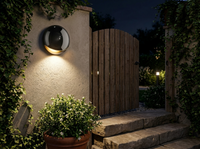 EclipseStone Waterproof Outdoor Wall Sconce — in-use