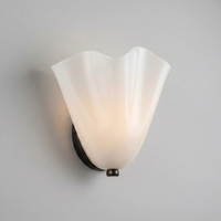 AquaShell Vintage Glass Wall Sconce — alternate angle
