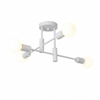 CelestialGlow Flush Mount Ceiling Light — White finish