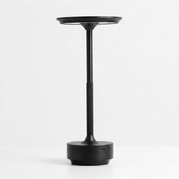 LuminaTouch Cordless Table Lamp — Black finish