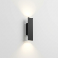 NordicGlow | Modern Minimalist Outdoor Wall Light with 18W LED — Hero (Black)