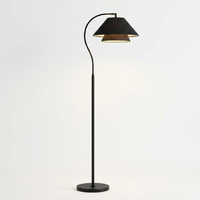 Nocturne | Sleek Modern Arc Floor Lamp with Adjustable LED Light — Black variant