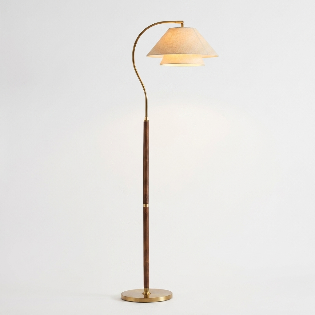 Nocturne | Sleek Modern Arc Floor Lamp with Adjustable LED Light