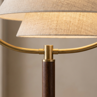 Nocturne | Sleek Modern Arc Floor Lamp with Adjustable LED Light — Close-up detail