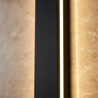 Luminara | Sleek Modern Outdoor Wall Light with Remote Dimming — Close-up detail