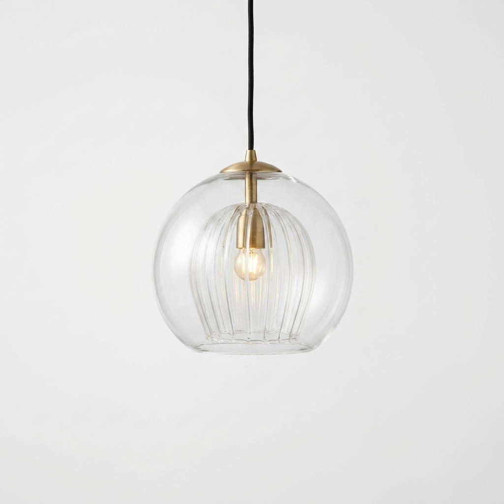 Luminara | Elegant Adjustable Glass Kitchen Pendant Lighting Fixture