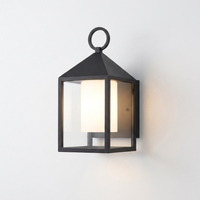 Lumenara | Modern Rustic Outdoor Wall Lantern with Clear Glass Panels — Hero