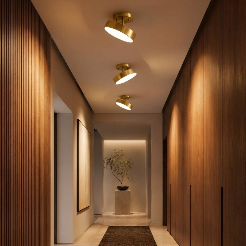 Luminara | Modern Adjustable LED Flush Mount Ceiling Light Fixture