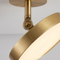 Luminara | Modern Adjustable LED Flush Mount Ceiling Light Fixture — Close-up detail