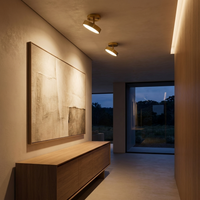 Luminara | Modern Adjustable LED Flush Mount Ceiling Light Fixture — In use