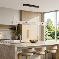 MarbleGlow | Elegant Adjustable Kitchen Pendant Lighting Fixture — Lifestyle