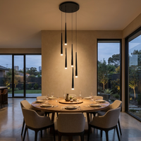 NordicGlow | Modern Dimmable LED Ceiling Light Fixture for Versatile Ambiance — In use