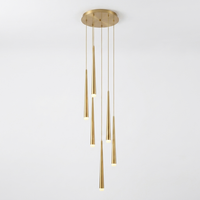 NordicGlow | Modern Dimmable LED Ceiling Light Fixture for Versatile Ambiance — Gold variant