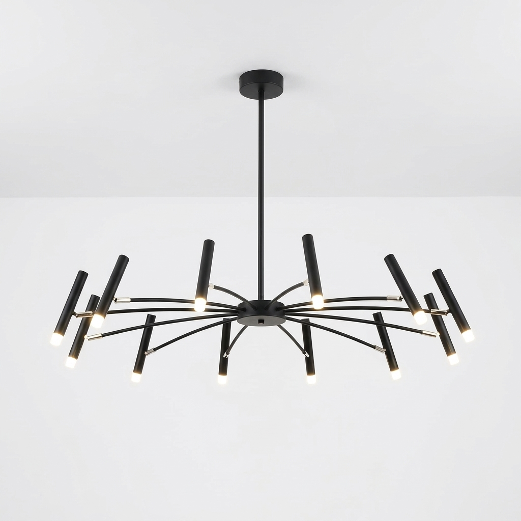 Luminara | Modern Adjustable LED Chandelier Light with Customizable Features