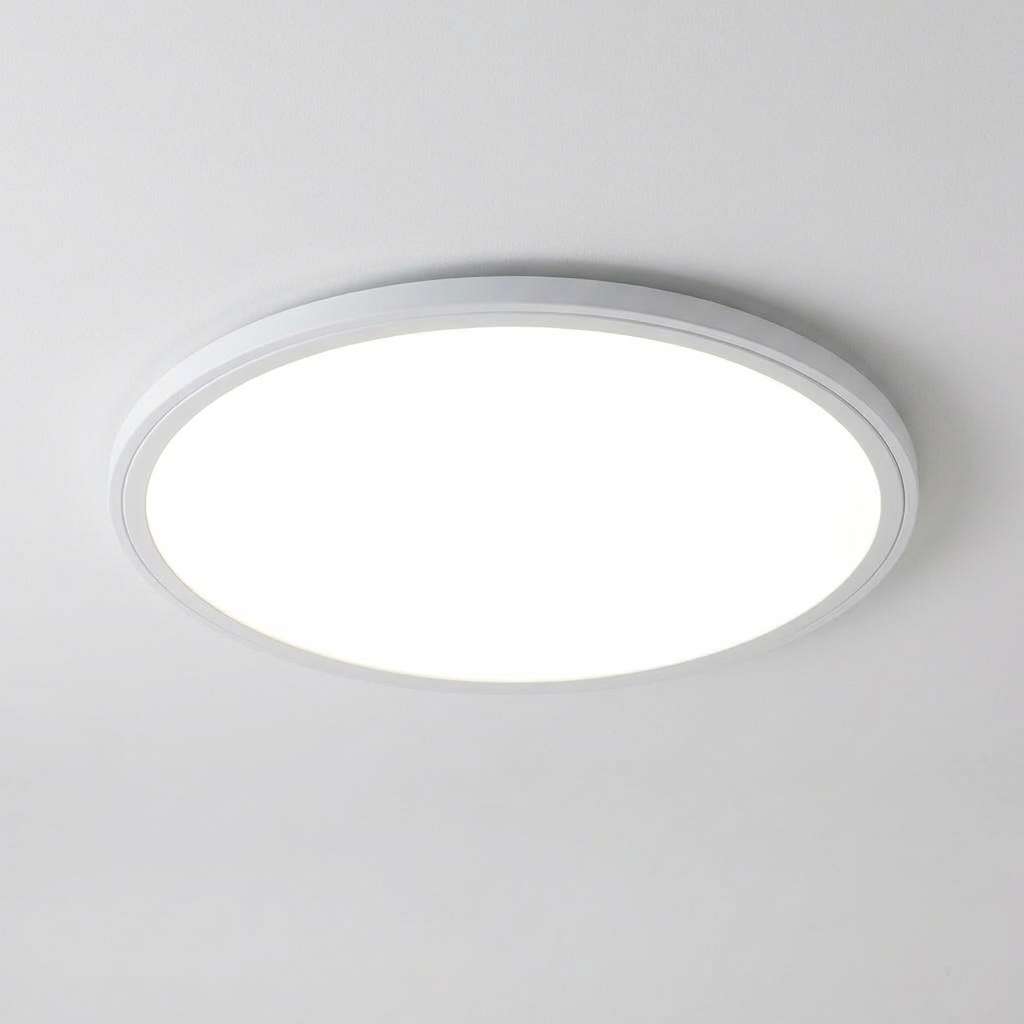 Luminara | Sleek Ultra-Thin Round LED Ceiling Light Fixture