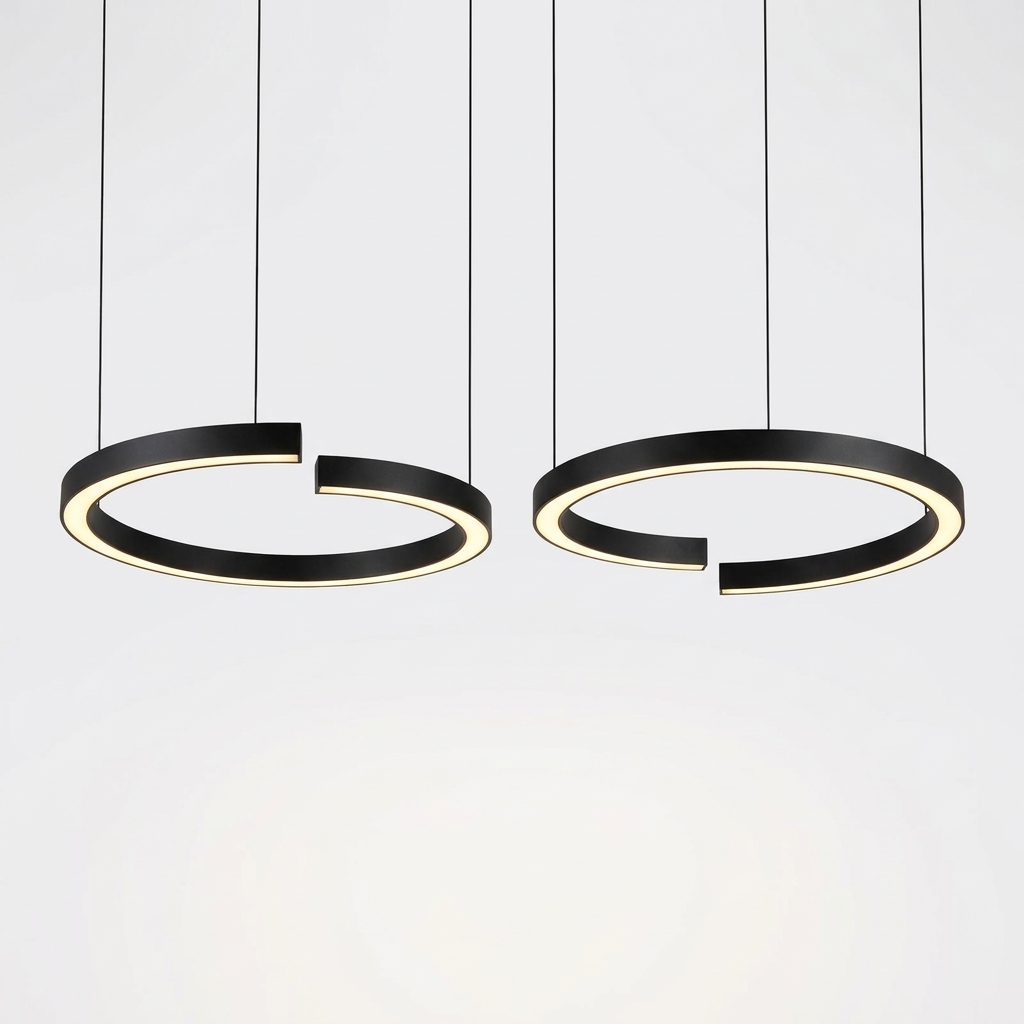 CrescentGlow | Elegant Modern C Shape Pendant Light Fixture
