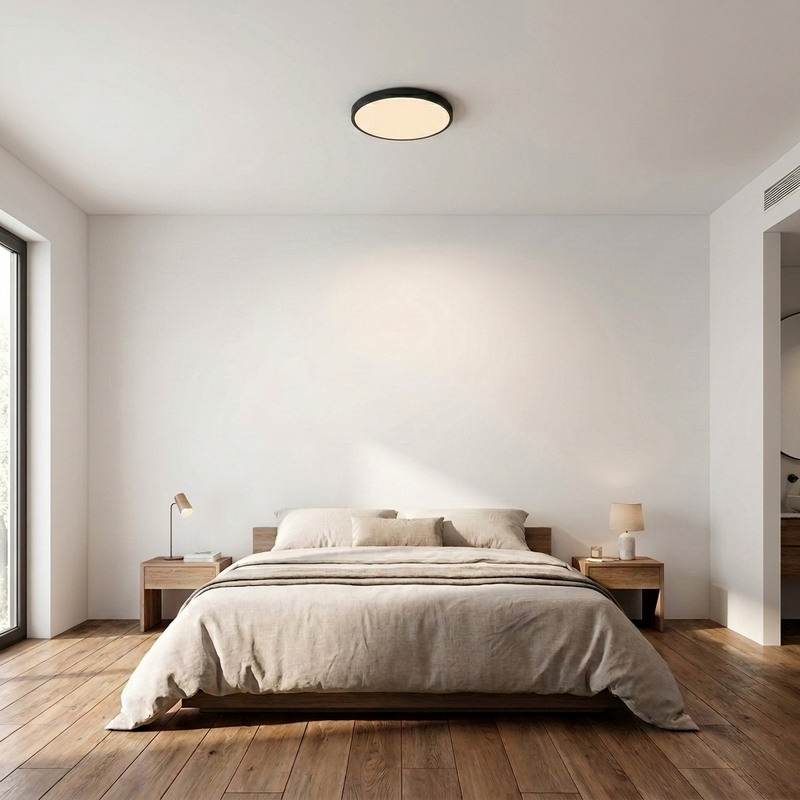 Luminara | Sleek Ultra-Thin Round LED Ceiling Light Fixture