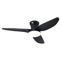 Low-profile 3-blade ceiling fan with dimmable light – view 14