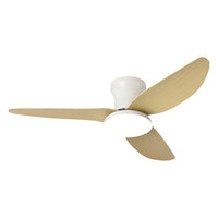 Low-profile 3-blade ceiling fan with dimmable light – view 15