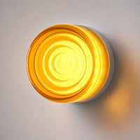 Jelly Glass-Look LED Wall Light — Thick Acrylic Shade, 5 Colours