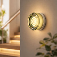 Jelly Glass-Look LED Wall Light — Thick Acrylic Shade, 5 Colours