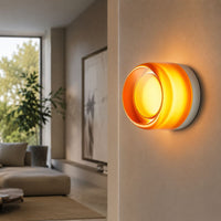 Jelly Glass-Look LED Wall Light — Thick Acrylic Shade, 5 Colours