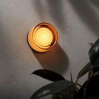 Jelly Glass-Look LED Wall Light — Thick Acrylic Shade, 5 Colours