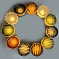 Jelly Glass-Look LED Wall Light — Thick Acrylic Shade, 5 Colours