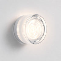 Jelly Glass-Look LED Wall Light — Thick Acrylic Shade, 5 Colours