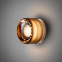 Jelly Glass-Look LED Wall Light — Thick Acrylic Shade, 5 Colours