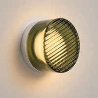 Jelly Glass-Look LED Wall Light — Thick Acrylic Shade, 5 Colours