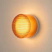 Jelly Glass-Look LED Wall Light — Thick Acrylic Shade, 5 Colours