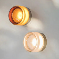 Jelly Glass-Look LED Wall Light — Thick Acrylic Shade, 5 Colours