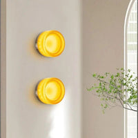 Jelly Glass-Look LED Wall Light — Thick Acrylic Shade, 5 Colours