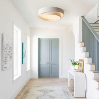 Concentric Ring LED Ceiling Light — Modern Flush Mount