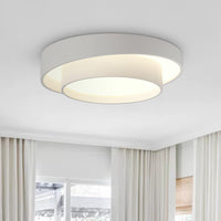 Concentric Ring LED Ceiling Light — Modern Flush Mount