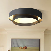 Concentric Ring LED Ceiling Light — Modern Flush Mount