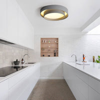 Concentric Ring LED Ceiling Light — Modern Flush Mount
