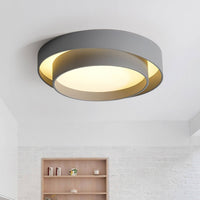 Concentric Ring LED Ceiling Light — Modern Flush Mount