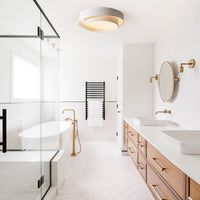 Concentric Ring LED Ceiling Light — Modern Flush Mount