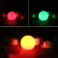 Rechargeable Globe Table Lamp — 16 Colour LED with Remote