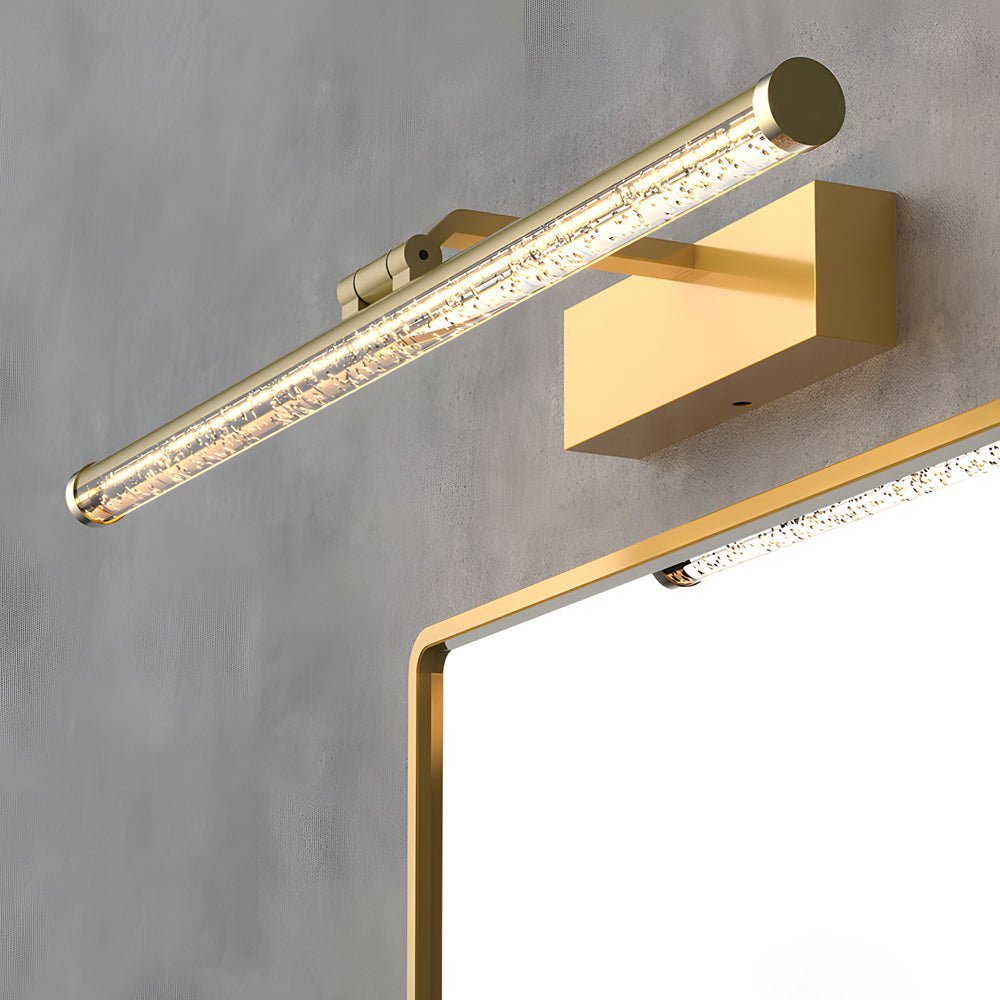 Rotatable Seeded Acrylic LED Bathroom Vanity Light Dimmable Modern Bath Bar