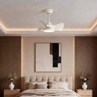 Compact 55 cm DC ceiling fan with light – view 10