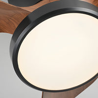 Compact 55 cm DC ceiling fan with light – view 11